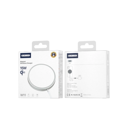 JELLICO Wireless- Ladegerät MagSafe W11 15W weiss