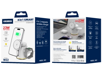 JELLICO wireless charger 3in1 W22 15W White