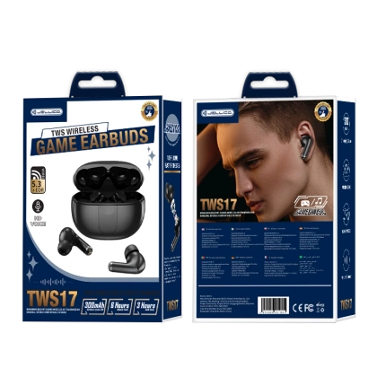 JELLICO wireless earphones TWS17 Black