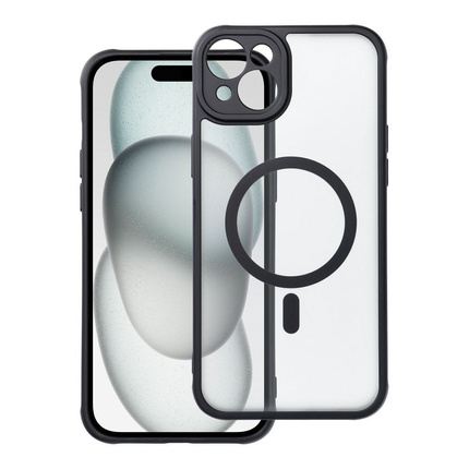 Futerał Full Matte Mag Cover kompatybilny z MagSafe do IPHONE 15 PLUS czarny