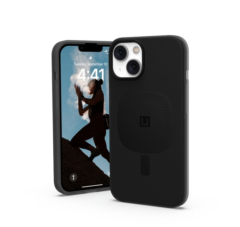 UAG Lucent [U] – Schutzhülle für iPhone 14 Plus, kompatibel mit MagSafe (schwarz)