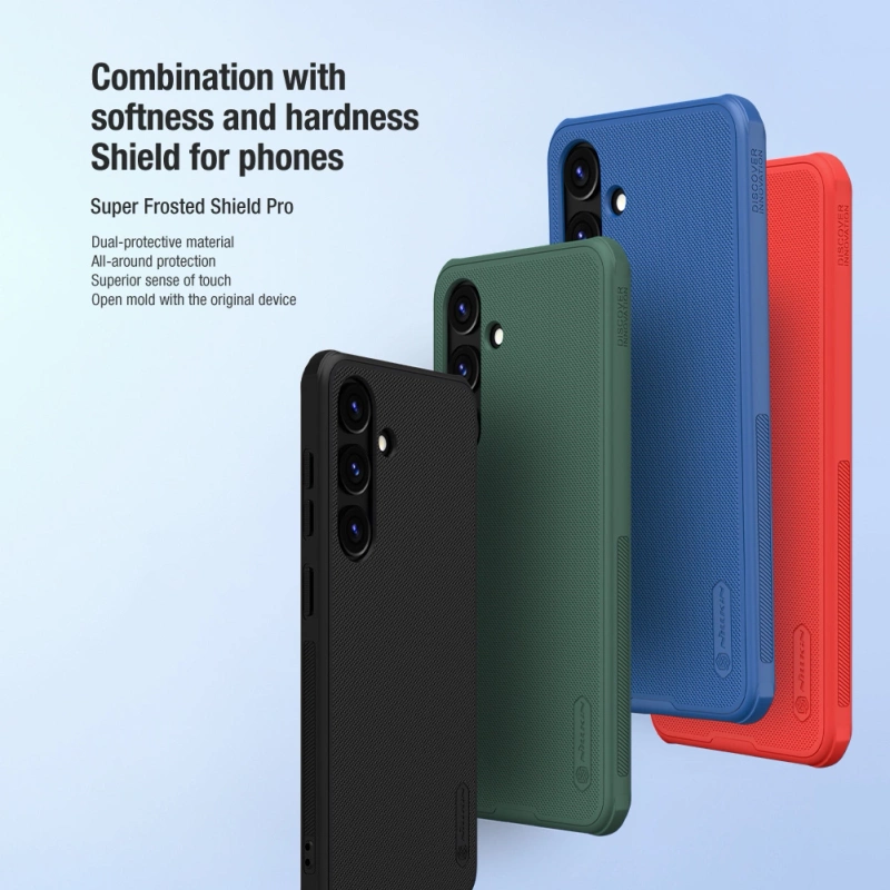Nillkin Super Frosted Shield Pro Panzerhülle für Samsung Galaxy S24 – rot