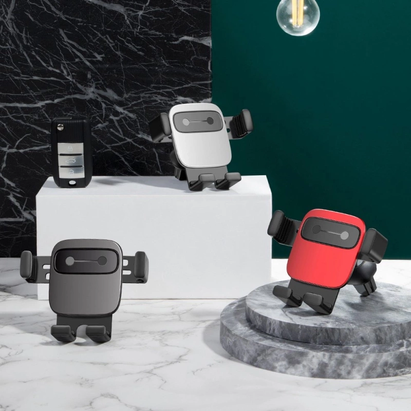 Baseus Cube grawitacyjny uchwyt samochodowy na kratkę wentylacyjną nawiew na telefon czarny (SUYL-FK01)