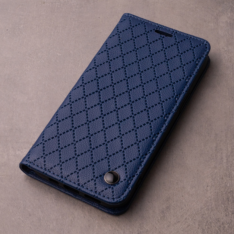 Etui Smart Caro do Motorola Moto G54 5G granatowe