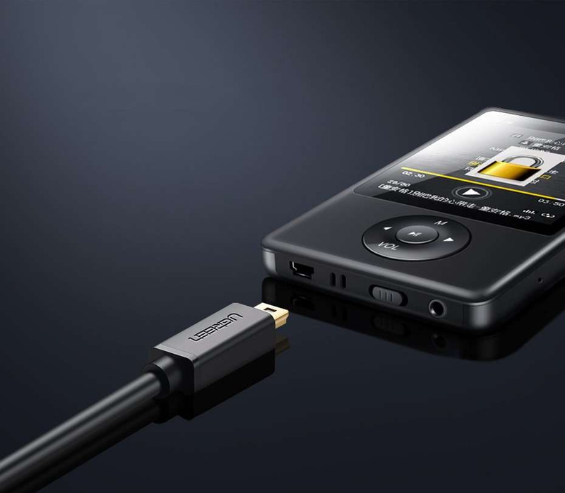 Ugreen cable USB - mini USB 480 Mbps 1 m black (US132 10355)