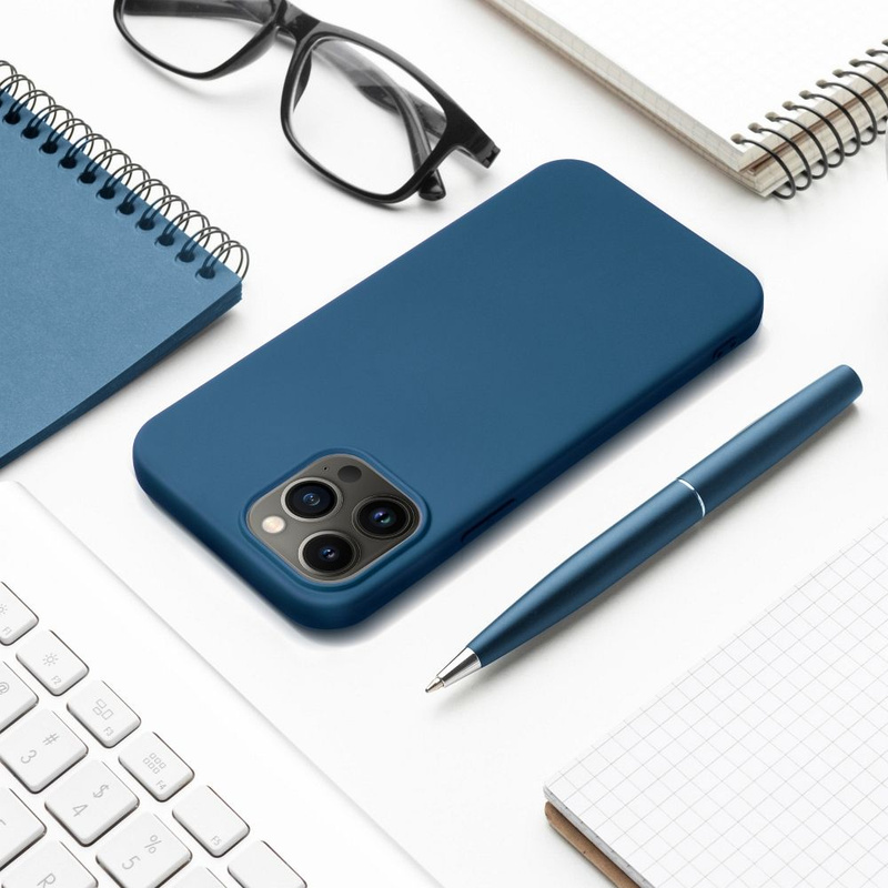 Futerał SILICONE do XIAOMI Redmi 12C niebieski