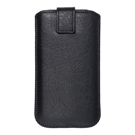 Futerał Skórzany Uniwersalny Slim Kora 2 - do Iphone XR/11 czarny