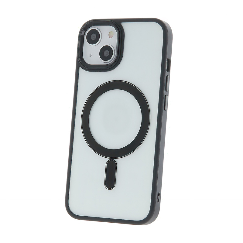 Nakładka Satin Clear Mag do iPhone 15 Plus 6,7" czarna