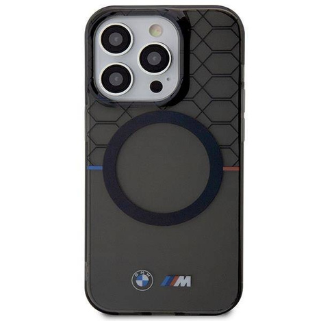 Case BMW BMHMP14LHGPK iPhone 14 Pro 6.1&quot; Grey/Grey Pattern MagSafe