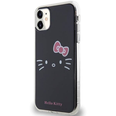 Hello Kitty IML Kitty Face Hülle für iPhone 11 / Xr – Schwarz