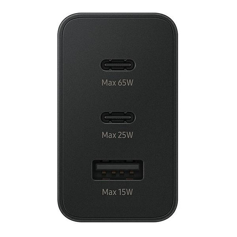 Samsung wall charger 2x USB Type C / USB 65W black (EP-T6530NBEGEU)