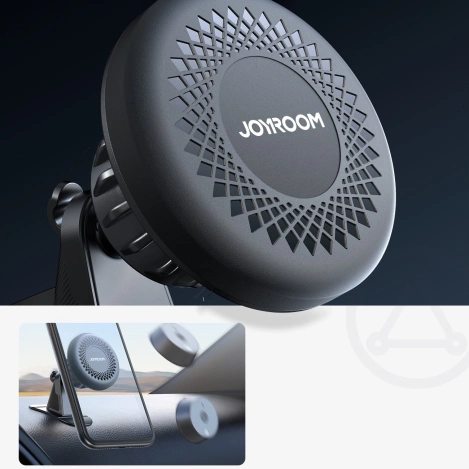 Joyroom JR-ZS356 magnetischer Cockpit-Telefonhalter – dunkelgrau