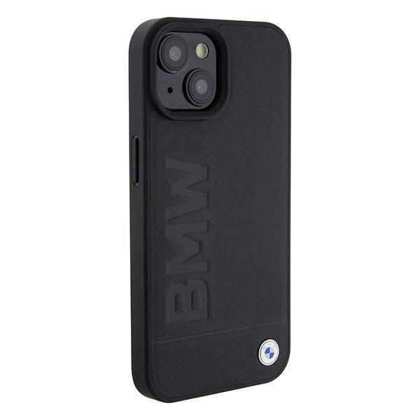 BMW BMHMP15SSLLBK iPhone 15 6,1&quot; schwarz/schwarz Magsafe Hardcase Signature Logo Aufdruck