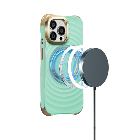 Nakładka Circle Glam Mag do iPhone 11 miętowa