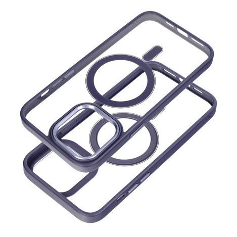 Futerał COLOR EDGE MAG COVER kompatybilny z MagSafe do IPHONE 16 Pro Max fioletowy