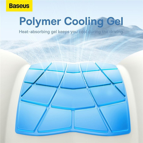 Cooling lumbar pillow for car Baseus ComfortRide - black