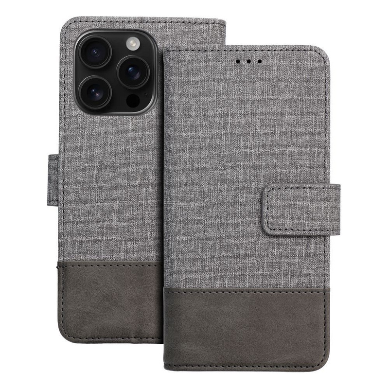 Kabura GOMMA Book do XIAOMI Redmi 13C / POCO C65 szary