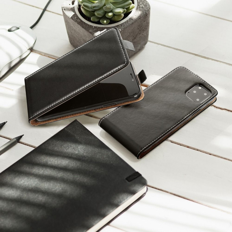 Kabura SLIM FLEXI FRESH Pionowa do SAMSUNG A12 czarny