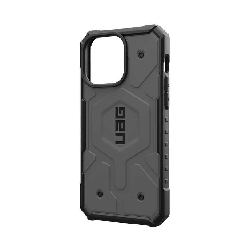 UAG Pathfinder Magsafe - Schutzhülle für iPhone 15 Pro Max (Silber)
