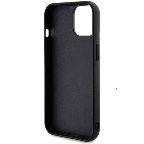 Guess nakładka do iPhone 14 6,1&quot; GUHCP14SPSFDGSK HC SEQUIN SCRIPT METAL czarna