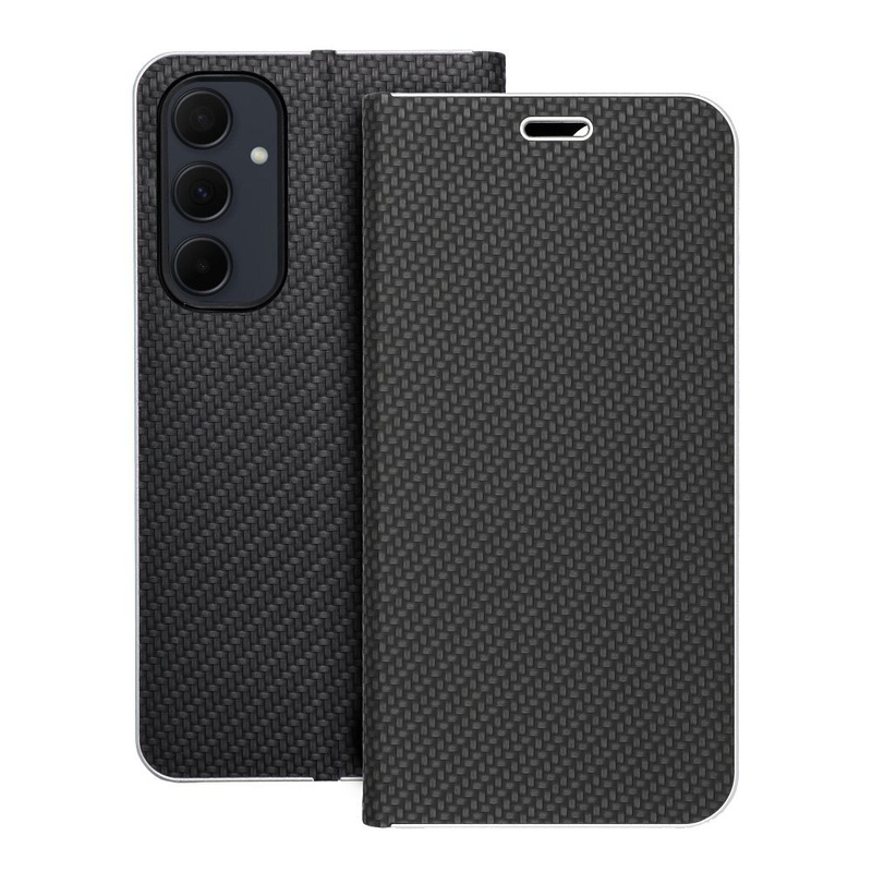 Kabura LUNA Book Carbon do SAMSUNG A35 5G czarny