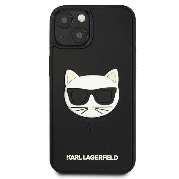 Karl Lagerfeld KLHCP13SCH3DBK 13 mini 5,4 &quot;schwarz / schwarzes Hardcase 3D Rubber Choupette