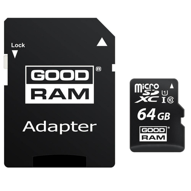 Karta pamięci GOODRAM 64GB CL10 + Adapter
