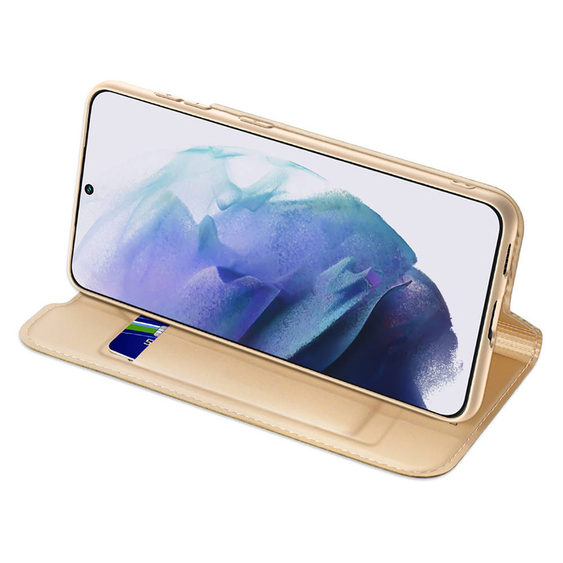 Dux Ducis Skin Pro Bookcase type case for Samsung Galaxy S22+ (S22 Plus) golden