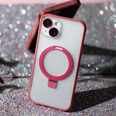 Nakładka Mag Ring do iPhone 14 Pro 6,1" czerwony