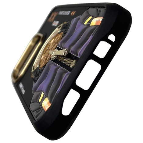 Nimmy etui iPhone 16 Pro Max 6.9" czarny/black Cool&Cute 2.0 Monkey