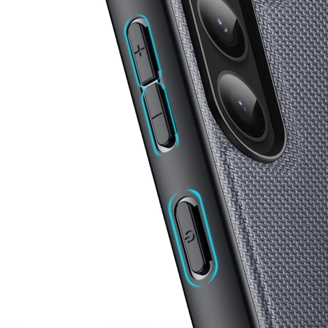 Dux Ducis Fino case Samsung Galaxy S23+ cover with silicone frame gray