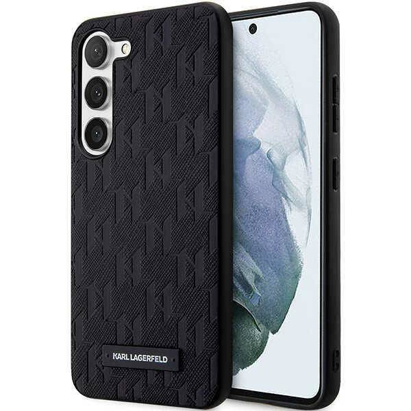 Karl Lagerfeld KLHCS23MSAKLHPK S23+ S916 Hartschalenkoffer schwarz/schwarz Saffiano Mono Metal Logo