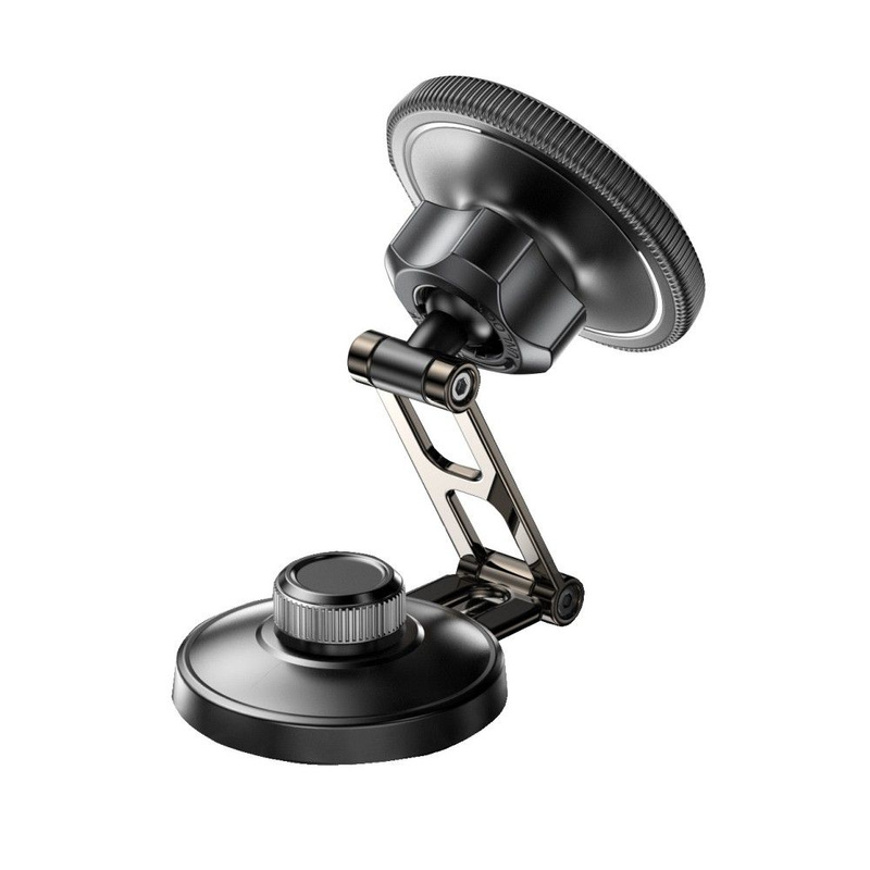 FORCELL F-Grip IronSecure uchwyt samochodowy do szyby/deski kompatybilny z MagSafe czarny