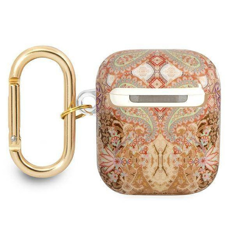 Schutzhülle APPLE AIRPODS Guess AirPods Paisley Strap Collection (GUA2HHFLD) gold