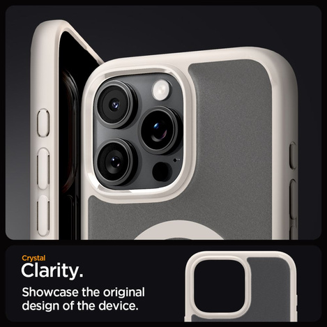 Spigen Ultra Hybrid MAG iPhone 16 Pro Max MagSafe frost natural titanium ACS08382