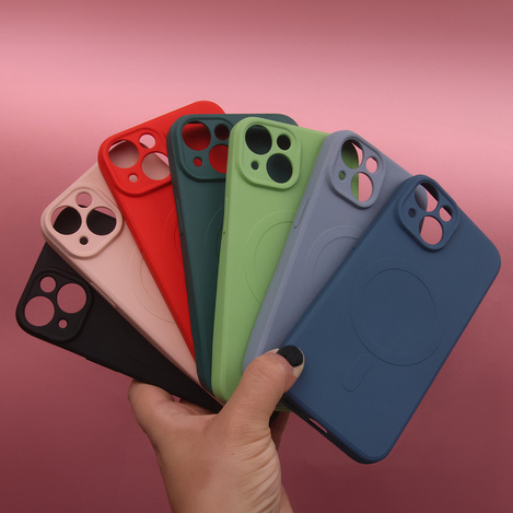 Etui do iPhone 14 Pro czarne MagSafe + Szkło