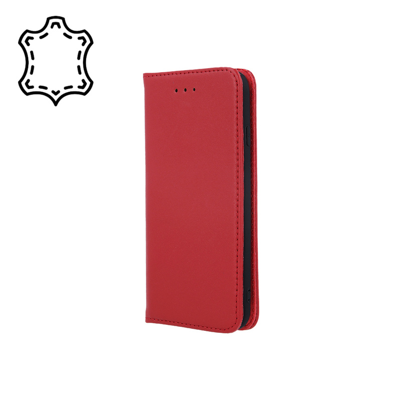 Etui skórzane Smart Pro do Samsung A15 4G / A15 5G bordowe