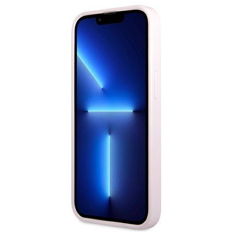 Guess GUHCP13LPSASBPU iPhone 13 Pro / 13 6,1" purpurowy/purple Saffiano Hot Stamp & Metal Logo