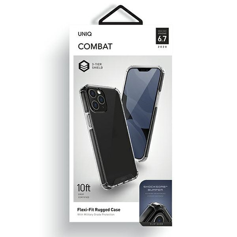 UNIQ Combat etui na iPhone 12 Pro Max czarny