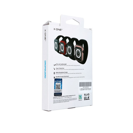 Futerał X-ONE Dropguard - do Apple Watch seria 7/8/9 45mm transparentny