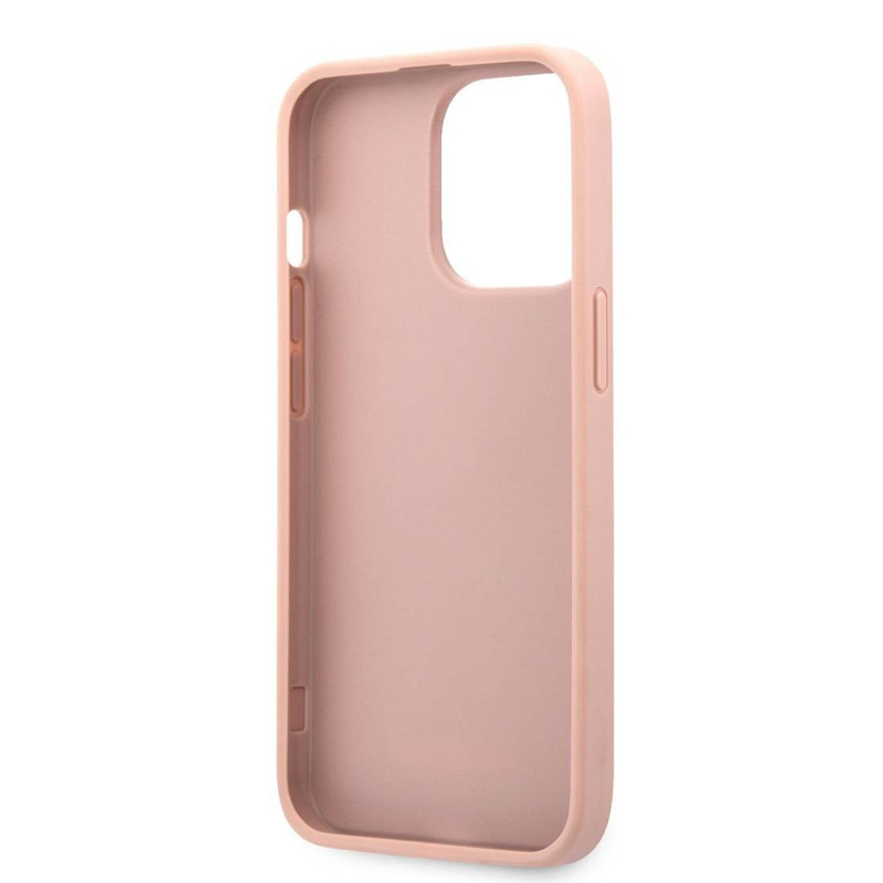 Oryginalne Etui IPHONE 13 PRO MAX 6,7" Guess Hardcase Saffiano Stripe GUHCP13XPSASBPI różowe