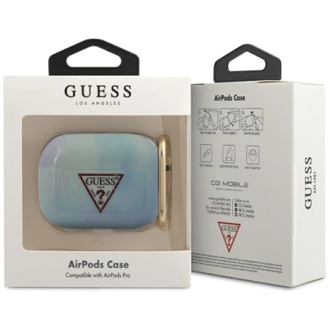 Guess GUACAPTPUMCGC02 AirPods Pro cover niebieski/blue Tie & Dye Collection Guess / GUE000846
