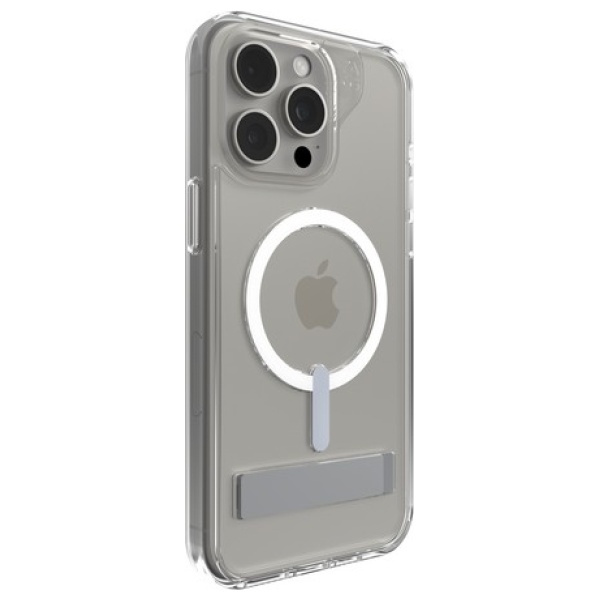 Etui ZAGG Crystal Palace Snap Kickstand   MagSafe do iPhone 15 Pro Max przezroczysty/clear