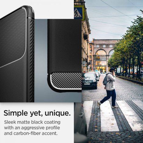 Case SAMSUNG GALAXY S22 Spigen Rugged Armor Matte black