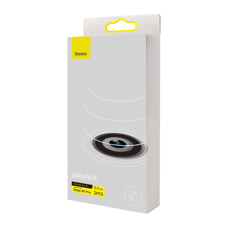 Baseus Huawei Mate 40 Pro Kamerafolie 0,3 mm (2 Stück) transparent + Reinigungsset (SGQK000502)