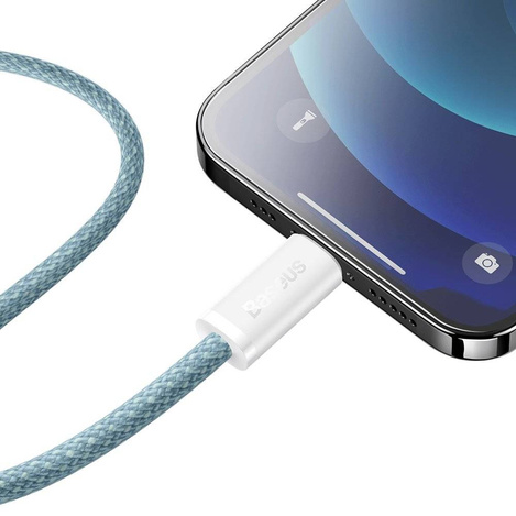 Baseus Dynamic kabel USB Typ C - Lightning Power Delivery 20W 2m  niebieski (CALD000103)