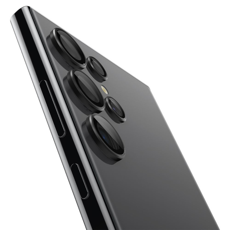 Osłona aparatu Spigen Optik.tR EZ Fit Camera Protector na Samsung Galaxy S24 Ultra - czarna 2 szt.