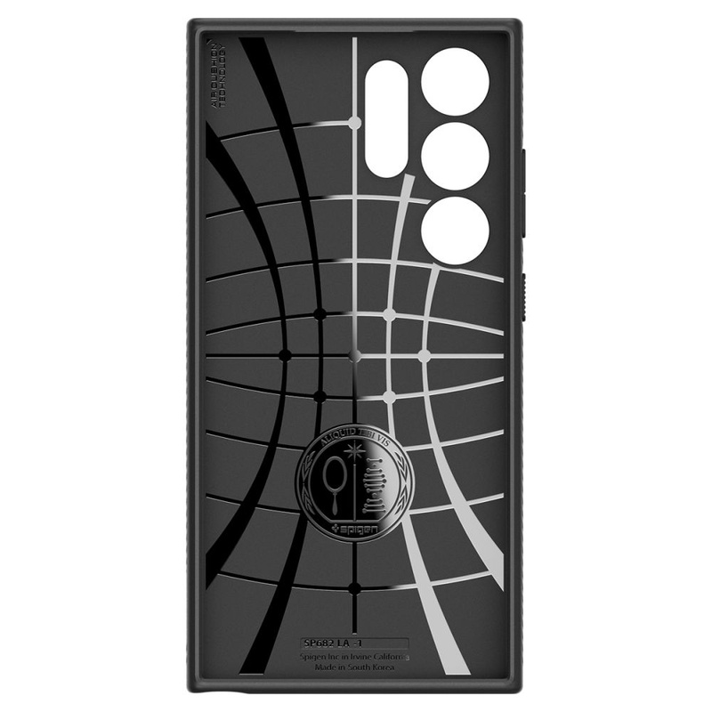 Spigen Liquid Air Hülle für Samsung Galaxy S24 Ultra – mattschwarz