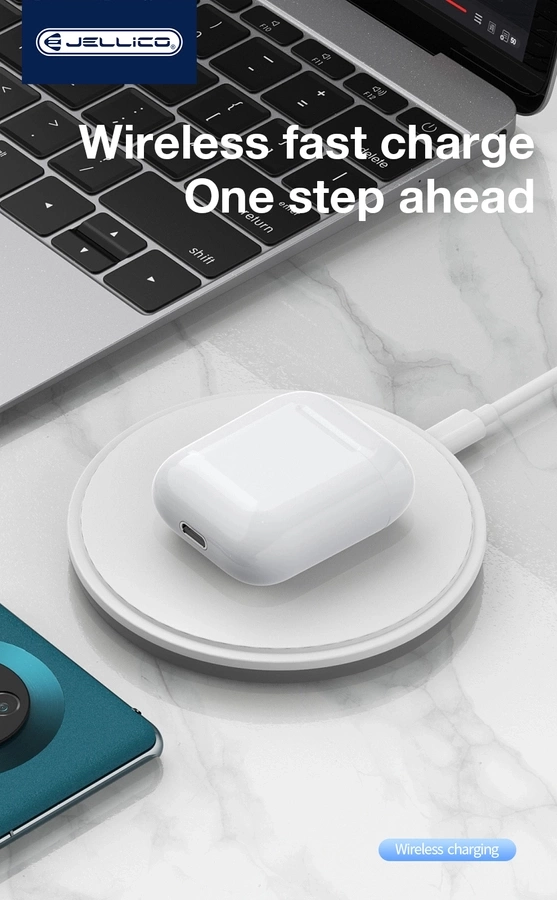JELLICO wireless earphones AirBlue C White