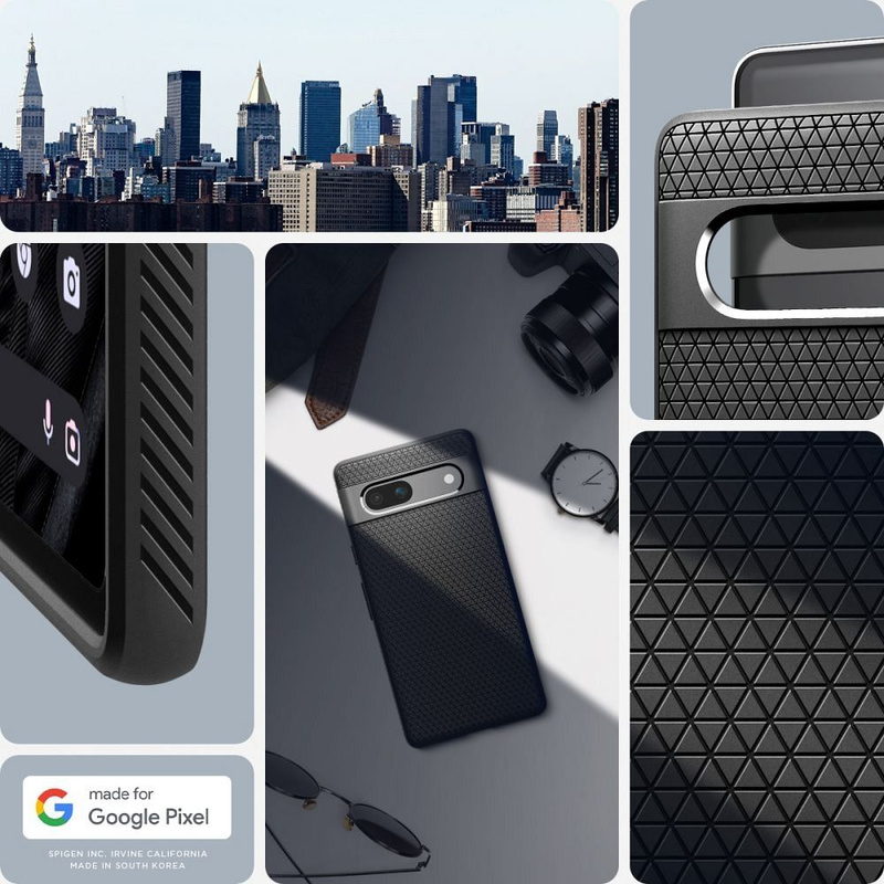 Spigen LIQUID AIR GOOGLE PIXEL 7A MATTSCHWARZ